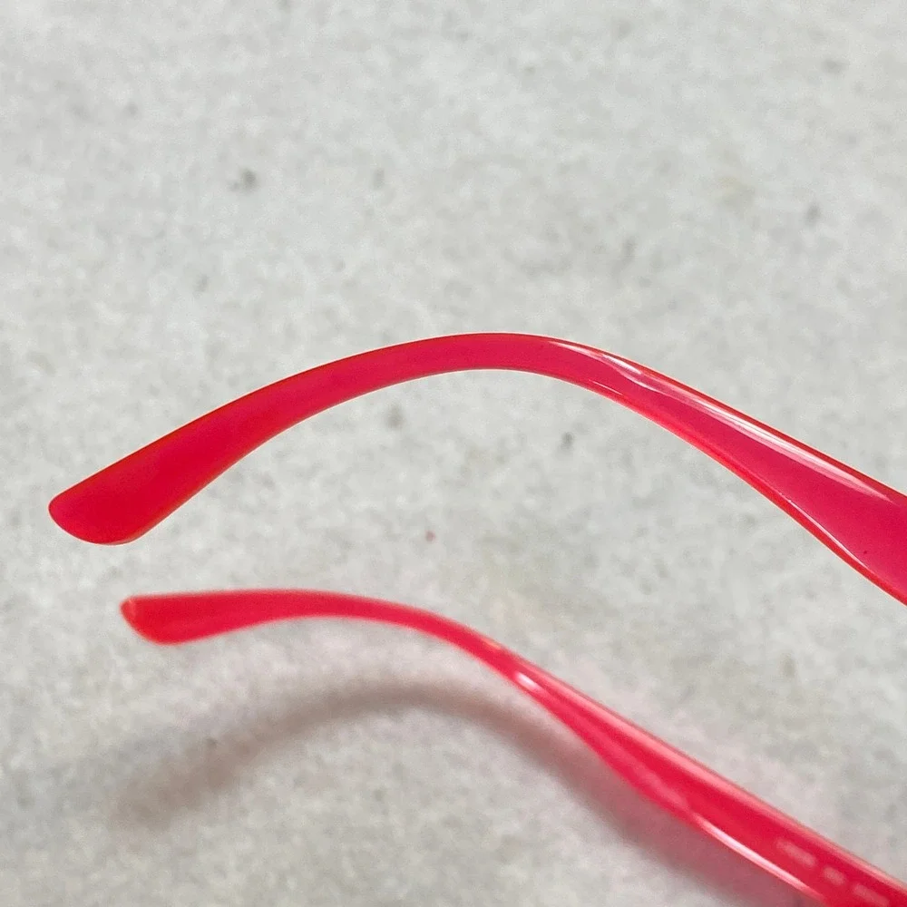 Lacoste L3803B 662 Eyeglasses Kids Pink Rectangular Logo Frames 51-13-135